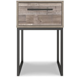 Amayah One Drawer Wood Nightstand