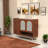 Rattan Shoe Cabinet 25 Pair Shoe Storage Cabinet