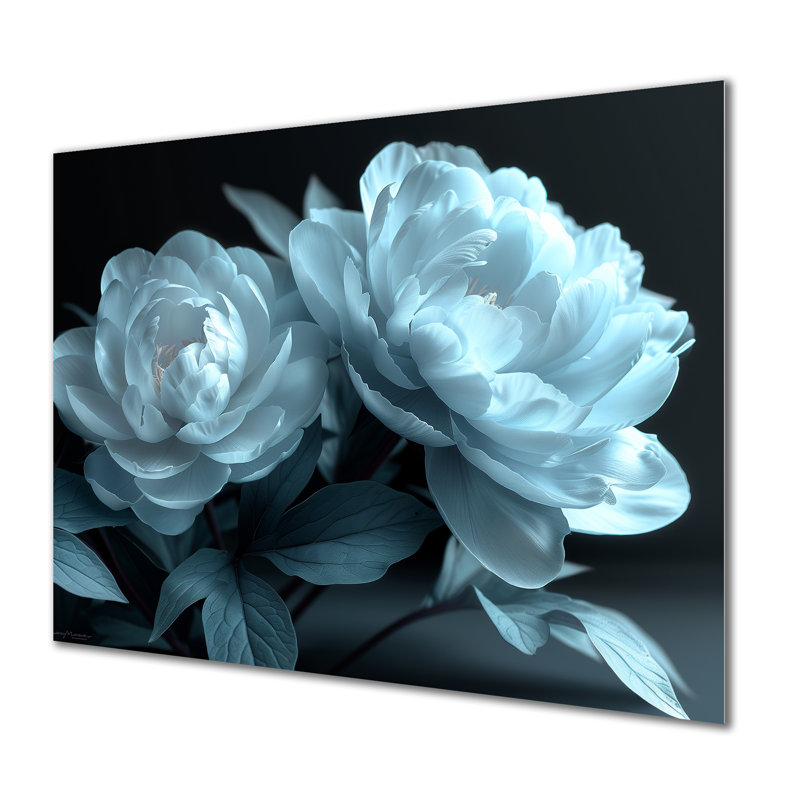 Rountree - pivoines, art mural, Sans cadre, H 30 po x l 40 po