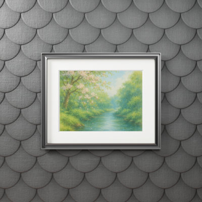 Clinger Single Picture Frame Print