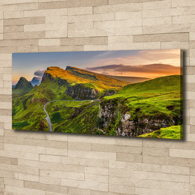 Hills of Scotland - Wrapped Canvas Art Prints