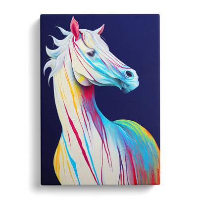 Horse In Technicolour Abstract