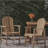 Outdoor Weather Resistant Acacia Wood Adirondack Dining Chairs, Set of 2-1561936494