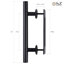 Trous pré-percés en MDF pour porte de grange Assemblage facile - Porte simple, quincaillerie non incluse-110870664-92412969