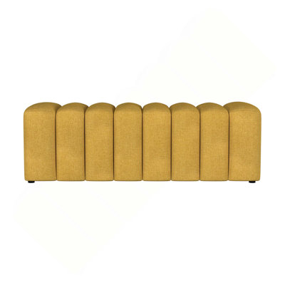 Fabric Upholstered Tufted Accent Bench