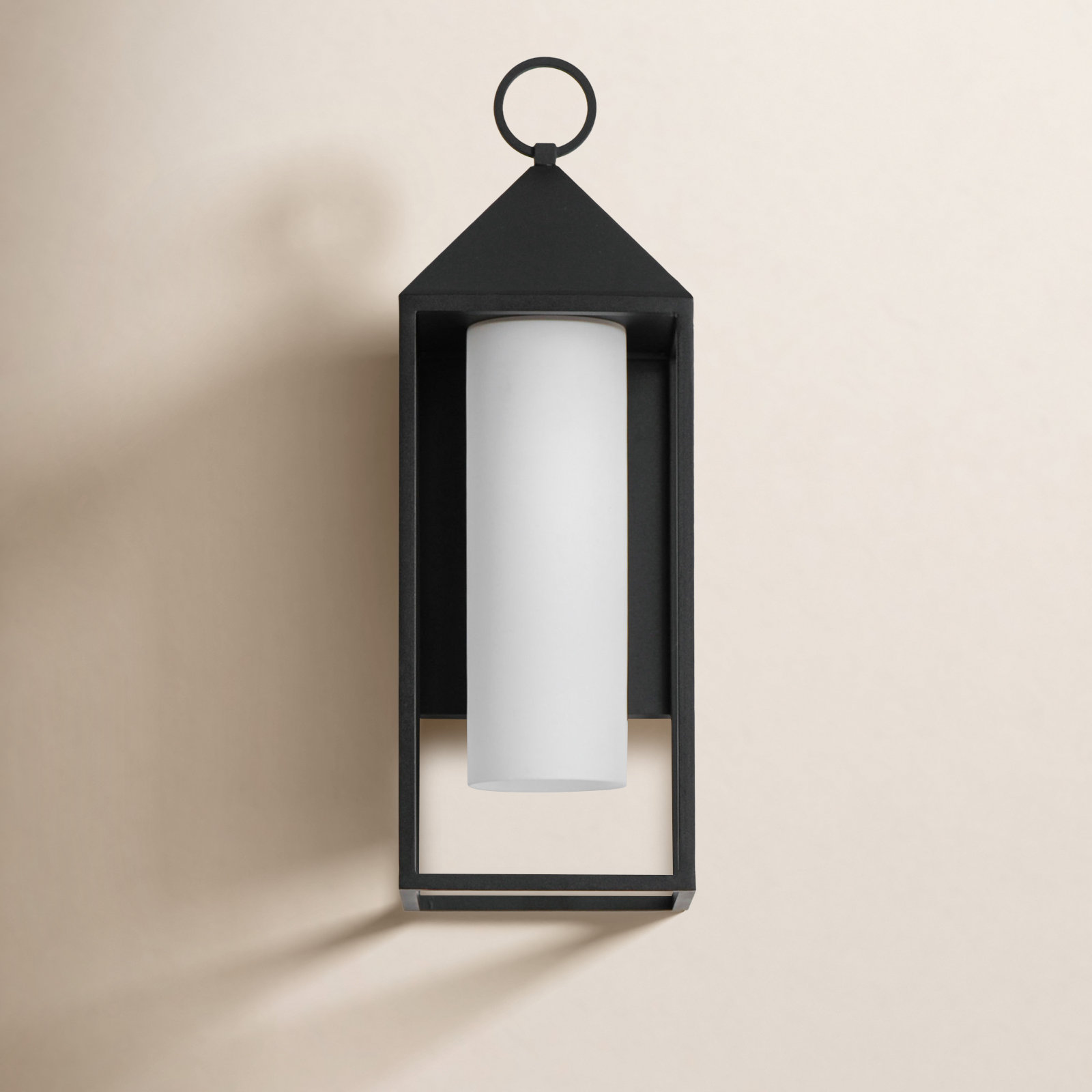 Munich Single Light Outdoor Aluminum Wall Light, 20.75" H x 7" W x 7.75" D