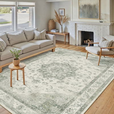 Stella Machine Washable Oriental Area Rug