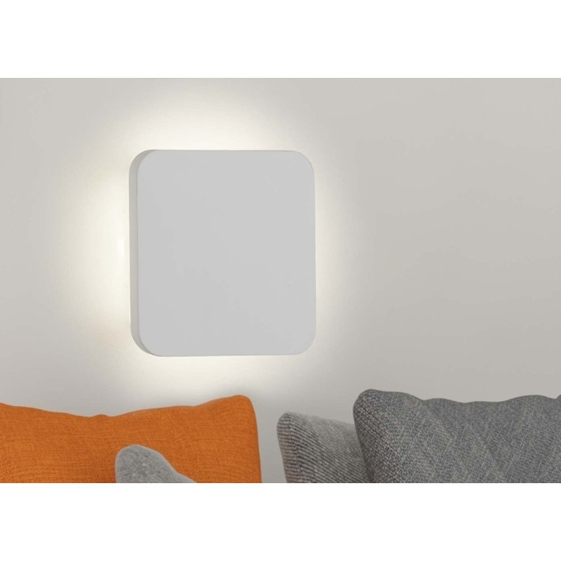 Bain Plaster LED Flush Mounted Sconce