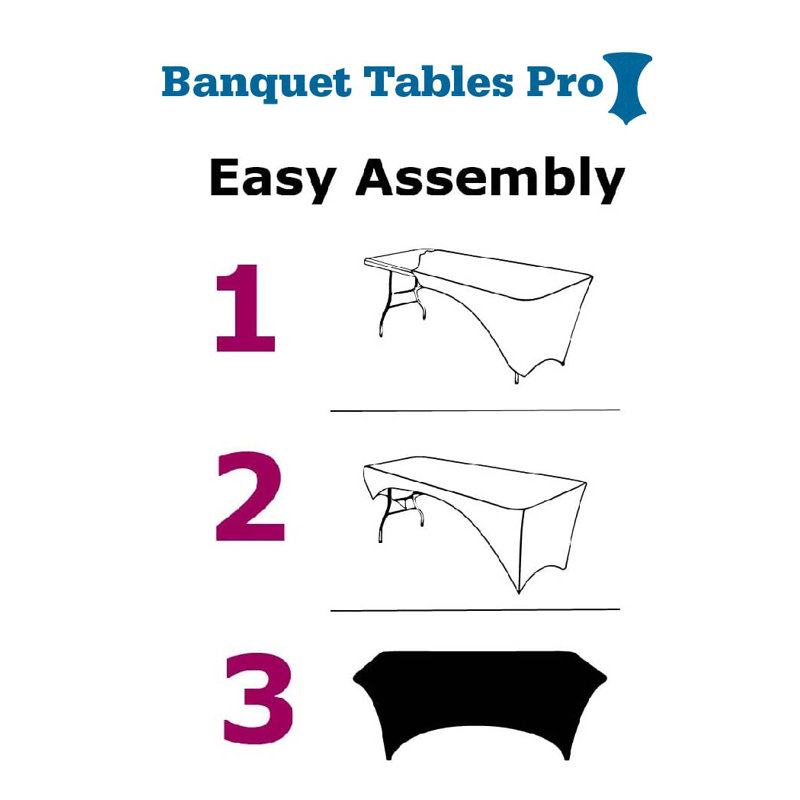 Housse pour table extensible en élasthanne