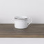 8 tasses à colonnade argentées Noritake