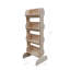 Présentoir à étages 21,0 po x 53,0 po x 17,0 po, 4 pieds - chêne