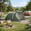 Tente de camping robuste pour 5 à 7 personnes avec porche à moustiquaire résistant aux insectes, tissu Oxford épaissi imperméable et résistant au vent UV50 + avec mouche amovible et fenêtres en filet respirantes