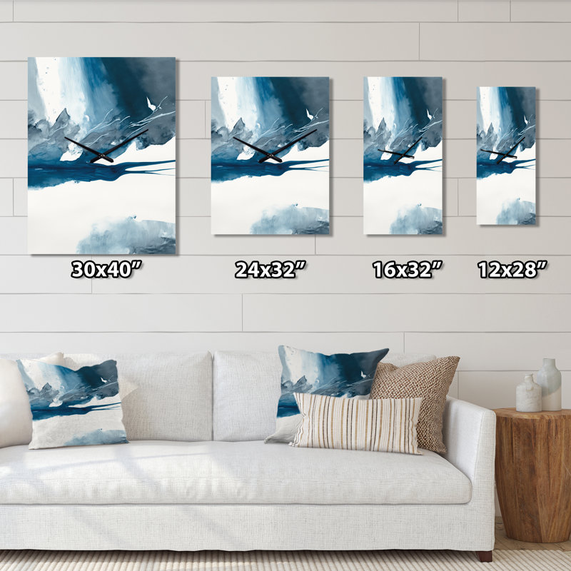 Jebb - Abstract Liquid Ink Wall Clocks, Grand