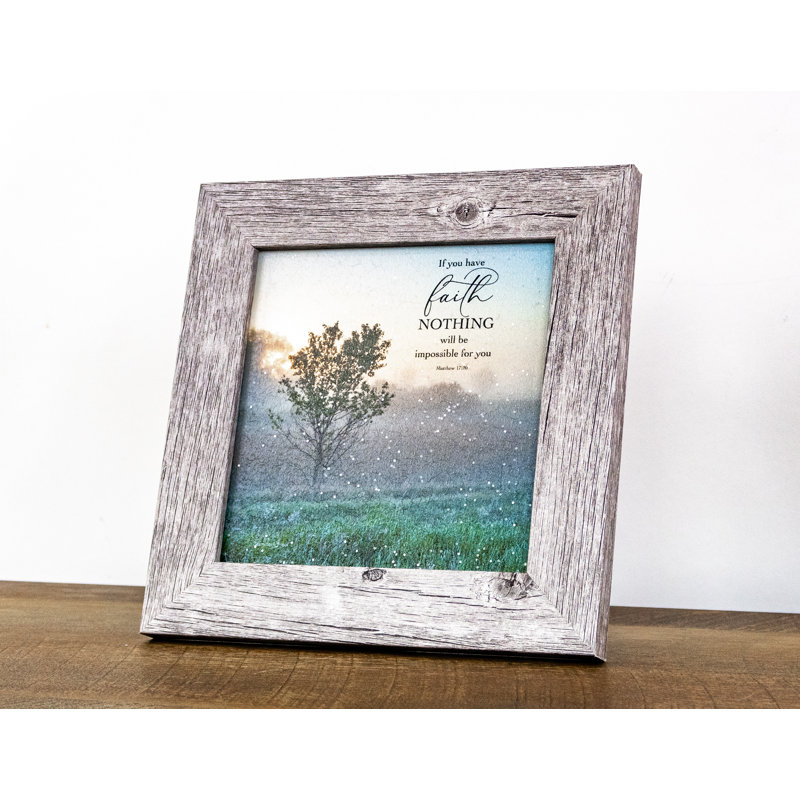 «If You Have Faith Tree», impression sur cadre photo