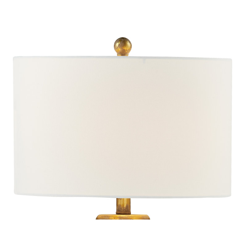 Kimmell 29.5" Twisted Worn Gold Table Lamp