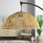 Lampe sur pied en rotin H 77 po Derwent