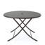 Foldable Round Wicker Dining Table for Outdoor Hosting