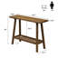 Console en bois massif récupéré avec tablette-1757479567