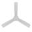 52-INCH DC Motor Flush Mounted White Ceiling Fan with Remote Control. without Light-1381123497