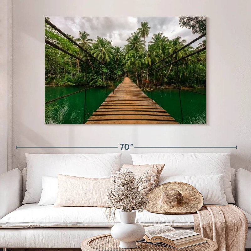 Lilie Philippine Jungle Bridge, H 34 po x l 51 po