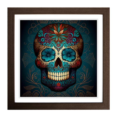 Sugar Skull - Framed Print