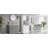Tall Storage Cabinet with Adjustable Shelves, Large Flip-Out Basket & Enclosed Cabinets-519007364