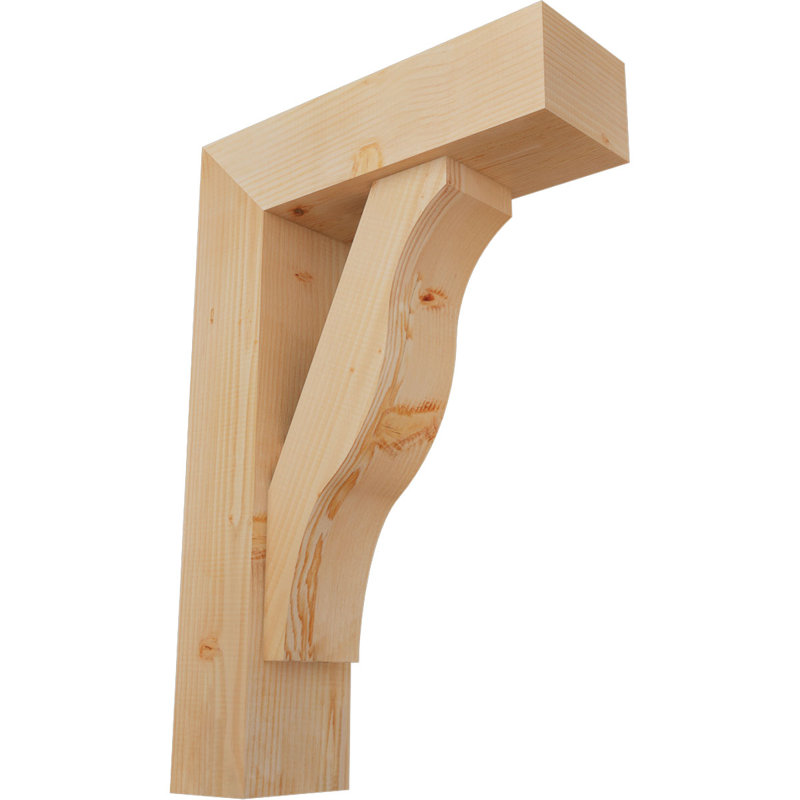 Support Funston Block avec support décalé, 36 x 24, Sapin Douglas de l 7 1/2 (lisse)