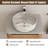 Eaton 24'' Wall Mounted Bathroom Vanity Set with Engineered Stone Top-775019187