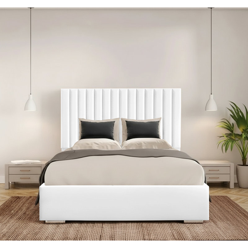 Celetha Bed Frame, Kingsize (5'), White