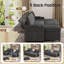 Corner Sofa Bed, U-Shaped Sleeper Sectional Couch Bed, 3-In-1 Convertible Pull Out Sofa Bed With Adjustable Backrest, Storage, Usb And Cup Holder For Living Room-291684389