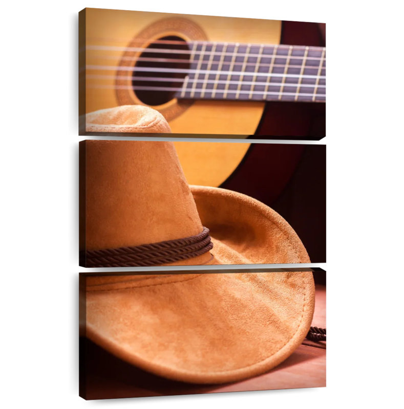 Abarca Country Hat et guitare, H 38 po x l 24 po