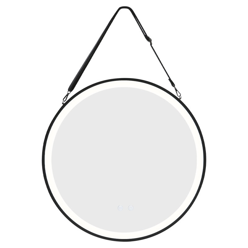 Aronas Metal Round Wall Mirror, 60 cm H x 60 cm W