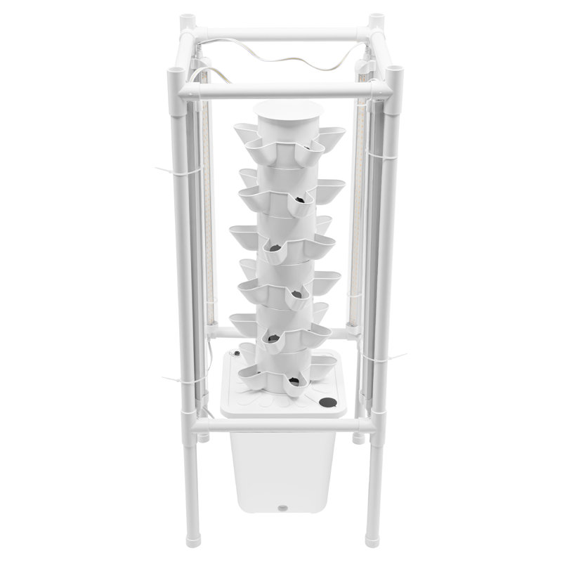 Ensemble de culture vertical Hydroponics, Blanc