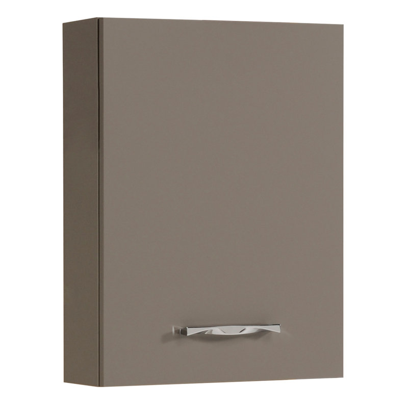 Efren Bathroom Cabinet, Shiny Taupe