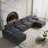 6-Piece 141'' Upholstered U-Shape Sectional