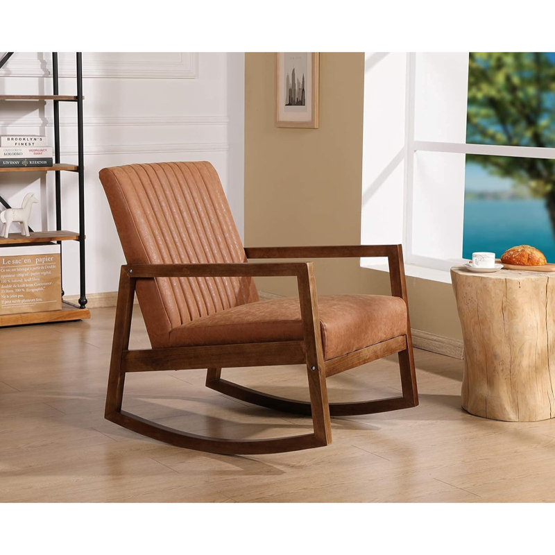Saiquan Rocking Chair, Brown