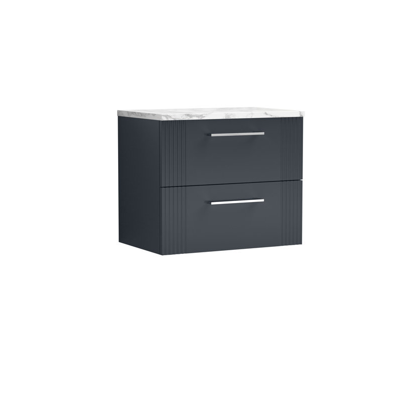 Deco 99.06cm Single Bathroom Vanity Base Only, Soft Black