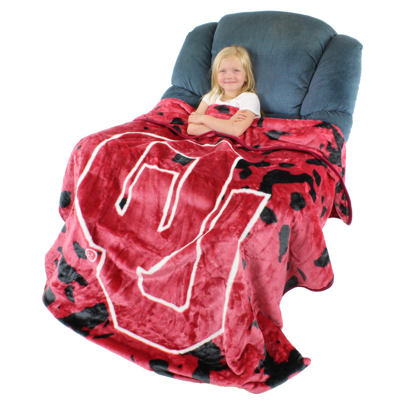 NCAA Knitted Throw Blanket, Oklahoma