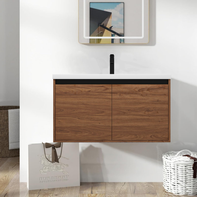 Ensemble de meuble-lavabo simple 29,54 avec dessus Claireborne