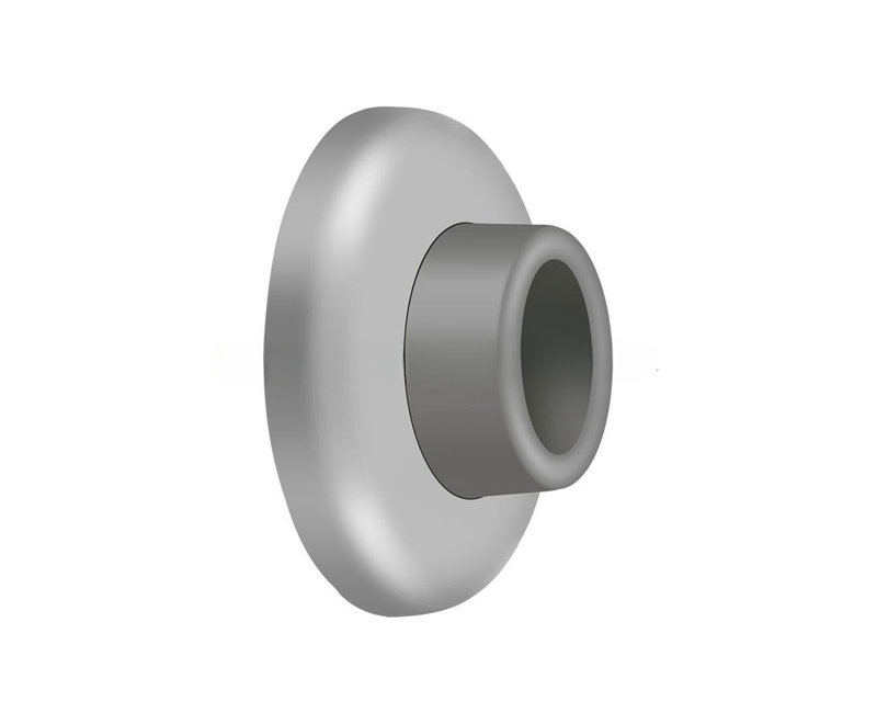 Door Stop, Brushed Chrome