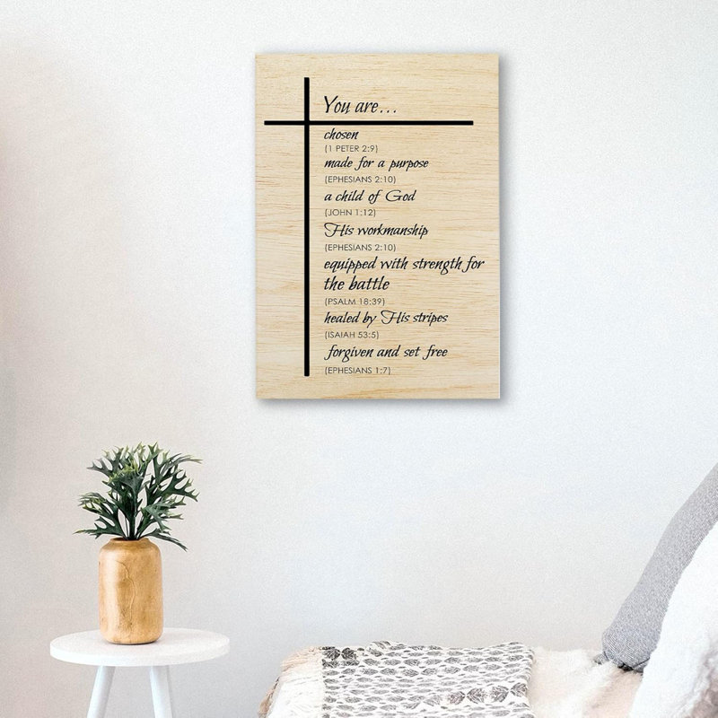 Bible verses Christian Wall Art encadré toile