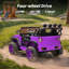 Ride-On Jouets Outfunny 24 volts véhicules tout-terrain à piles avec télécommande-94621301