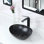 Lavabos vasques de salle de bain avec drain escamotable 16 po x 13,2 po Davivy