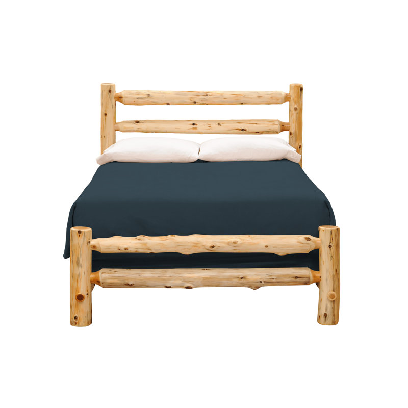 Rustic Bed - Assembled - Cal King - Natural, California King