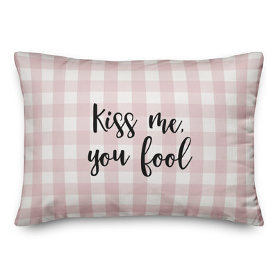  Coussin Kiss Me You Fool