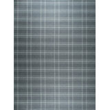 Gray Hand-Knotted Wool Subtle Plaid Texture Geometric Modern Contemporary Carpet Rug