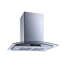 Hotte pour îlot de cuisine convertible 30 pouces 600 CFM en acier inoxydable