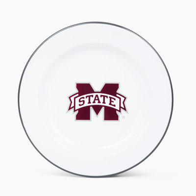 Crow Canyon Enamelware Mississippi State Dinner Plates