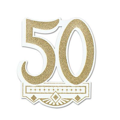 Décoration murale 50e crête anniversaire