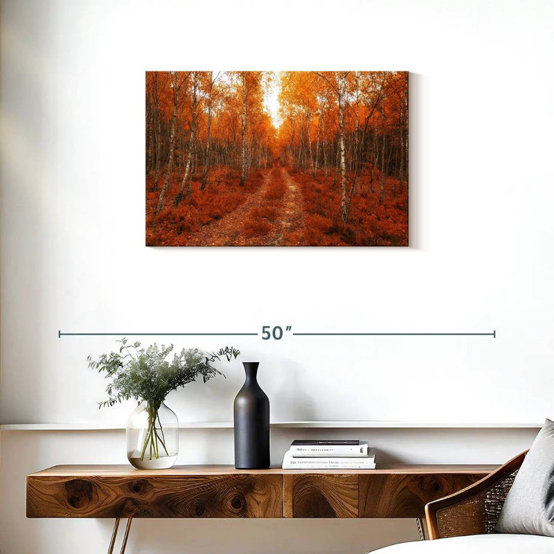 Alvord Golden Polish Birch Forest, 20" H x 30" W